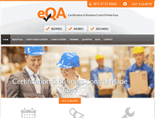 Tablet Screenshot of eqa.com.au